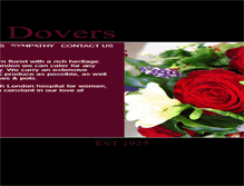 Tablet Screenshot of doversflowers.com
